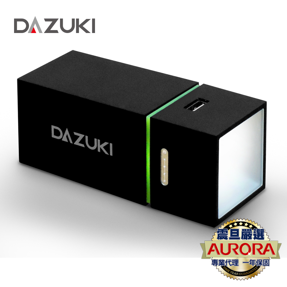 DAZUKI 10400mAh戶外LED手電筒行動電源 S6黑色