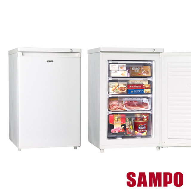 【聲寶SAMPO】87L直立式冷凍櫃冷凍櫃 SRF-90S