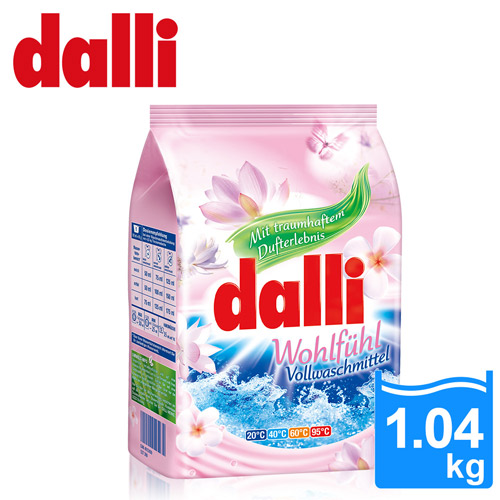 【德國Dalli】好感覺全效濃縮洗衣粉1.04kg (花香)