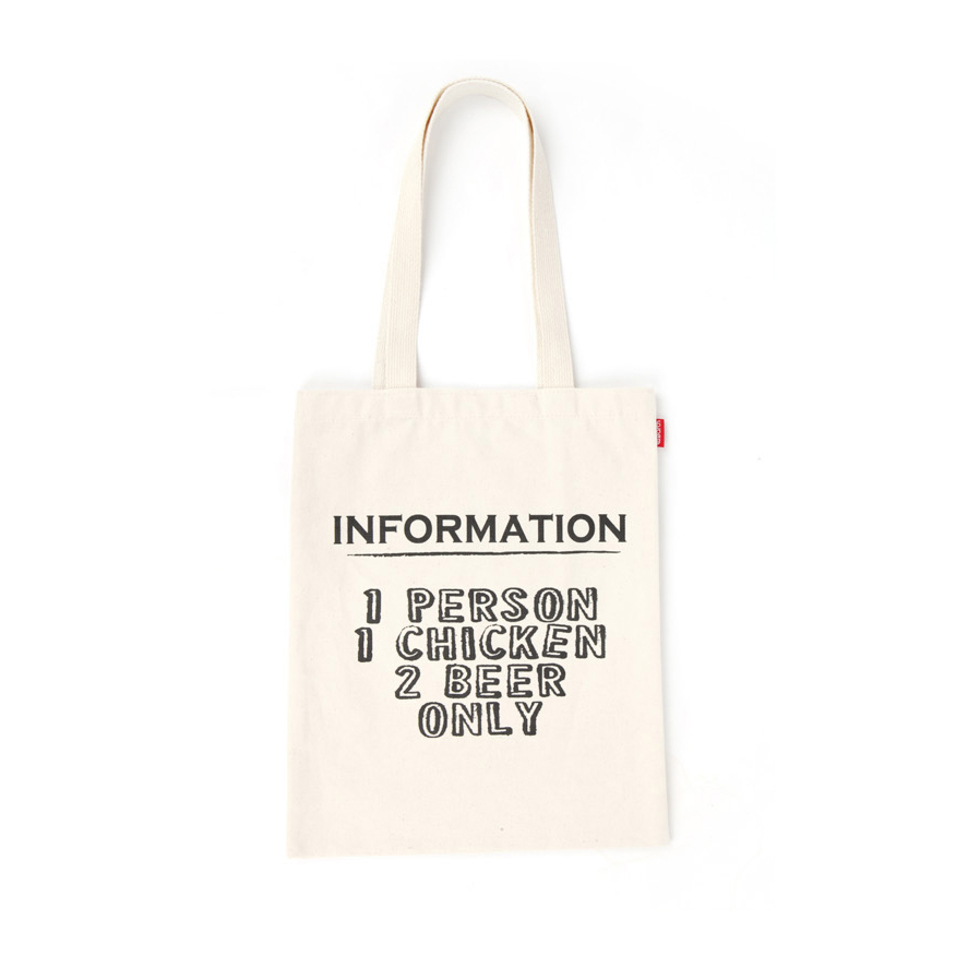 韓國包袋品牌 THE EARTH -INFORMATION ECO BAG 耐磨帆布包系列 字母包