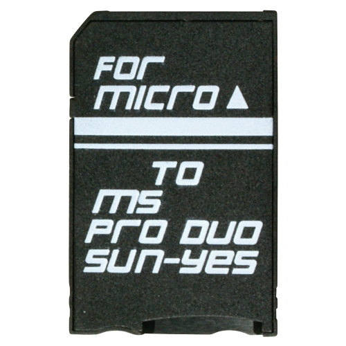 順悅 SUNYES MicroSD 轉 MS PRO Duo 轉接卡