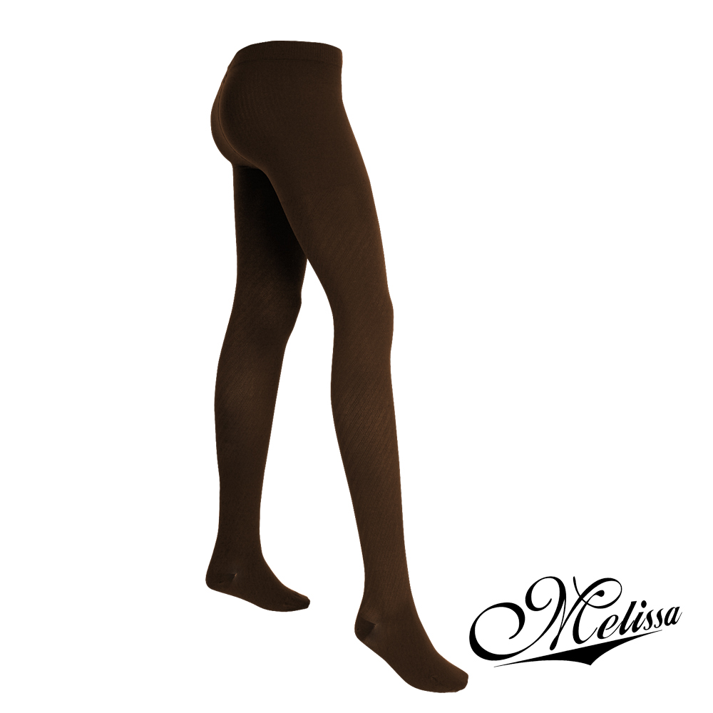 《Melissa 魅莉莎》醫療級時尚彈性襪─褲襪(茶花咖)XL茶花咖