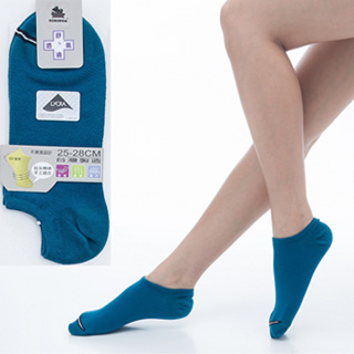 【KEROPPA】可諾帕舒適透氣減臭加大踝襪x土耳其藍兩雙(男女適用)C98004-X土耳其藍