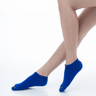 【KEROPPA】可諾帕舒適透氣減臭加大踝襪x寶藍色兩雙(男女適用)C98004-X寶藍色