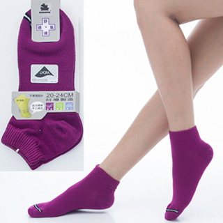 【KEROPPA】可諾帕舒適透氣減臭超短襪x紫紅兩雙(男女適用)C98005紫紅