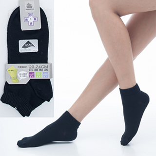 【KEROPPA】可諾帕舒適透氣減臭超短襪x黑色兩雙(男女適用)C98005