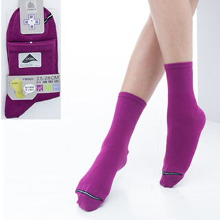 【KEROPPA】可諾帕舒適透氣減臭加大短襪x紫紅兩雙(男女適用)C98006-X紫紅