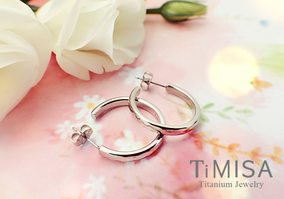 鈦 鈦飾品 耳環 格緻真愛 TiMISA Titanium
