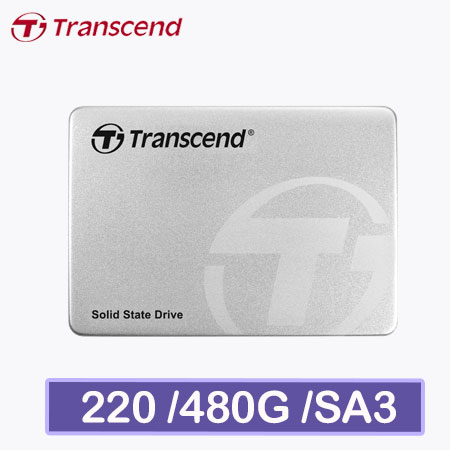 Transcend 創見 SSD220 480G 2.5吋 SATA3 SSD 固態硬碟