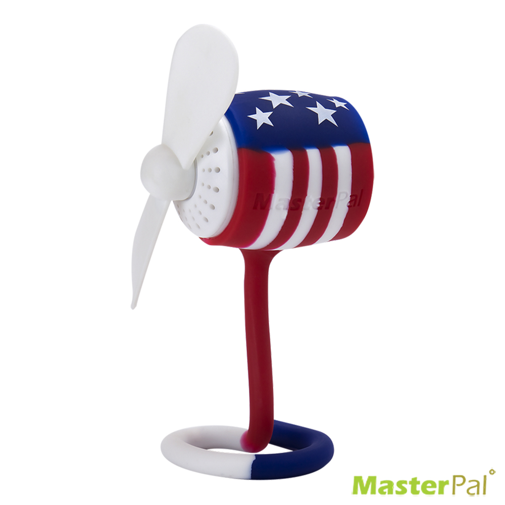 MasterPal TelegoFan 隨身防水多功能風扇 (旗幟特別款)美國國旗