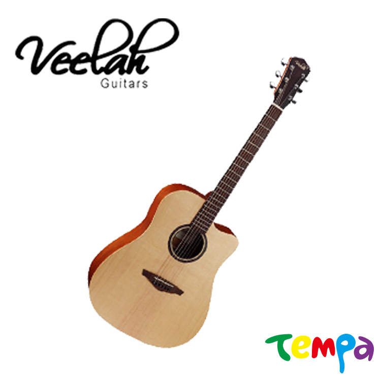 【Tempa】Veelah V1-DC 民謠吉他 大全配 41吋