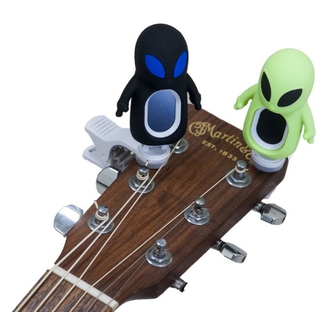 【Tempa】SWIFF 可愛夾式調音器-外星人綠色