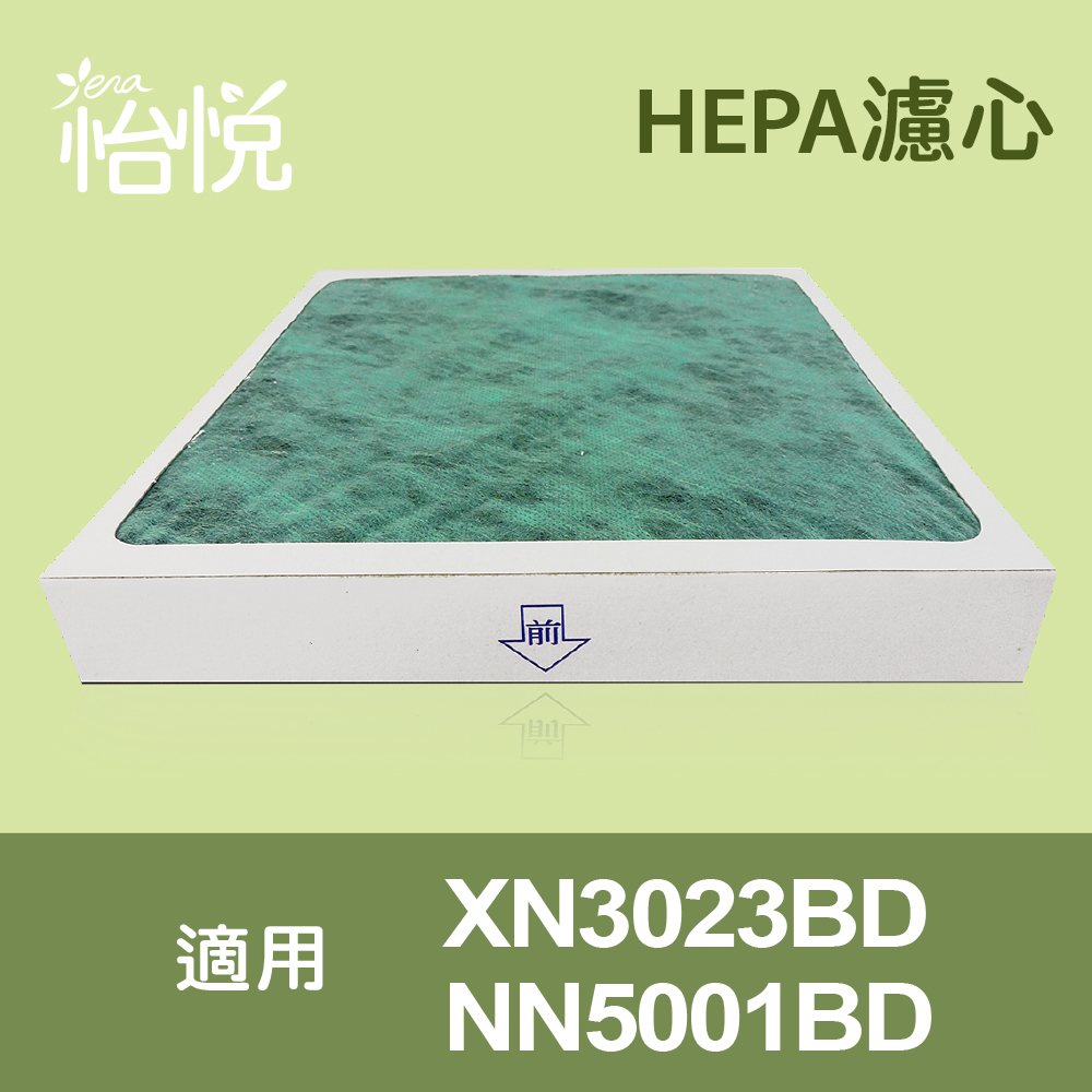 【怡悅HEPA濾心】適用東元XN3023BD/NN5001BD 空氣清淨機-兩片裝