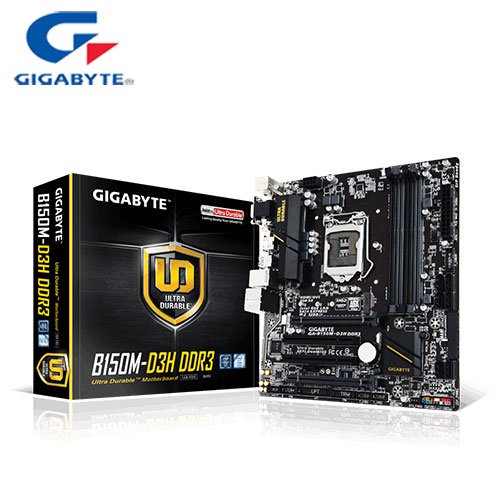 GIGABYTE 技嘉 GA-B150M-D3H DDR3 主機板
