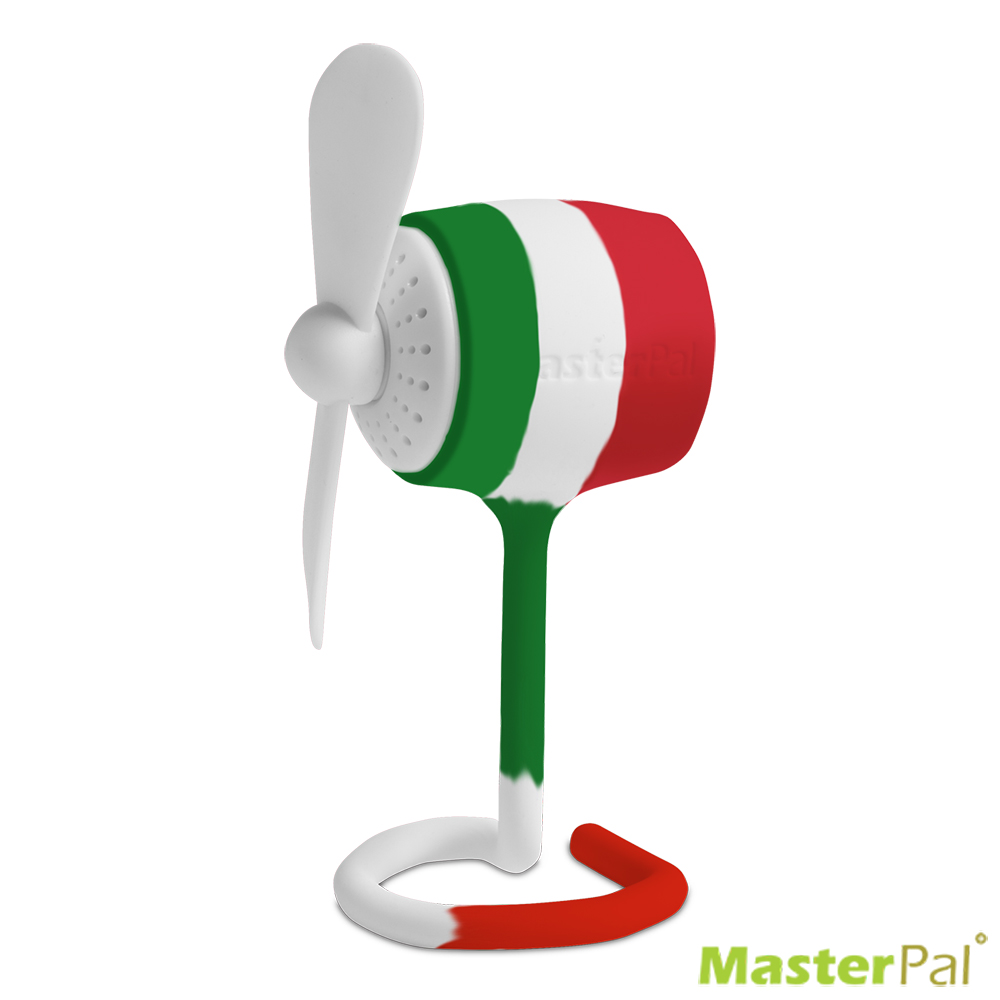MasterPal TelegoFan 隨身防水多功能風扇 (旗幟款新色)義大利國旗