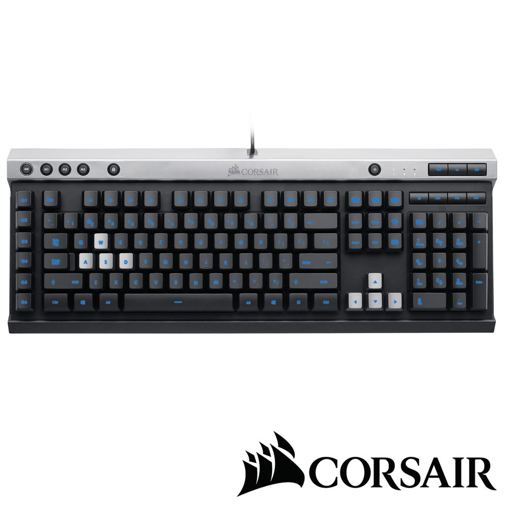CORSAIR Raptor K40 RGB薄膜式電競鍵盤-中文