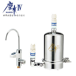 【磨水IV】台下型淨水器 含流量計 日本原裝免插電 J207P-B102R