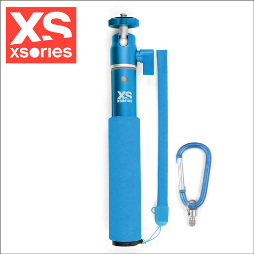 法國XSories U-SHOT GoPro/手機/相機水陸兩用自拍棒(49cm)藍