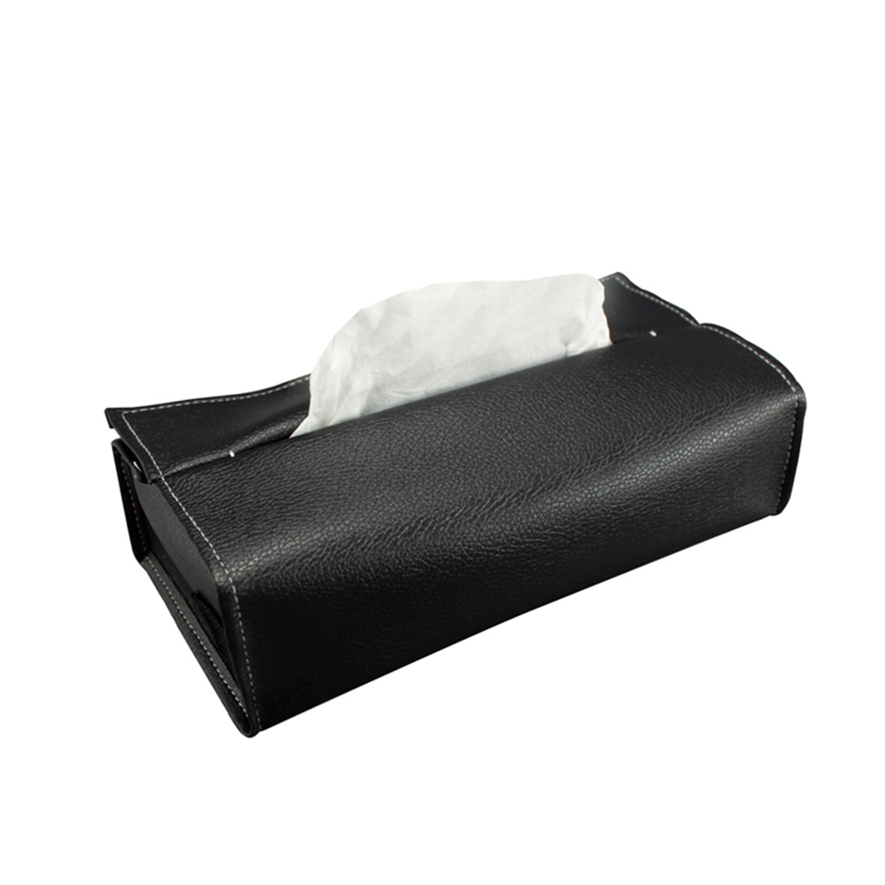 【日本槌屋YAC】袋裝衛生紙皮革套PZ-753(汽車︱收納置物︱面紙盒)