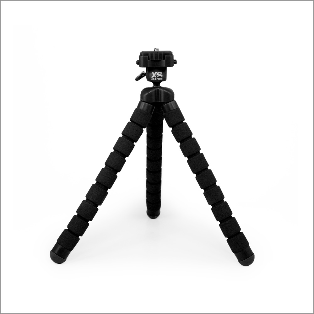 法國XSories Big Bendy monochrome 手機/GoPro/VR攝影八爪魚三腳架(27cm)黑