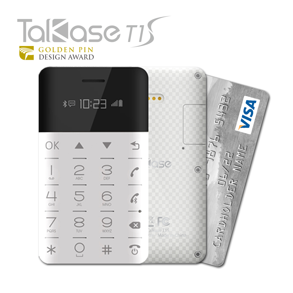 TalKase 超薄智慧卡片機 T1 S尊爵版 - 格紋白
