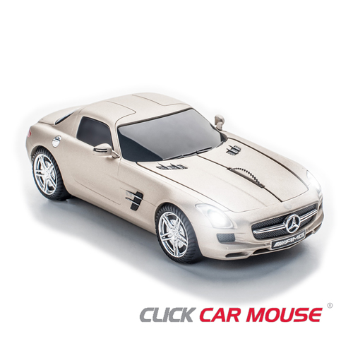【Click Car Mouse】MERCEDES-BENZ SLS AMG - 香檳款