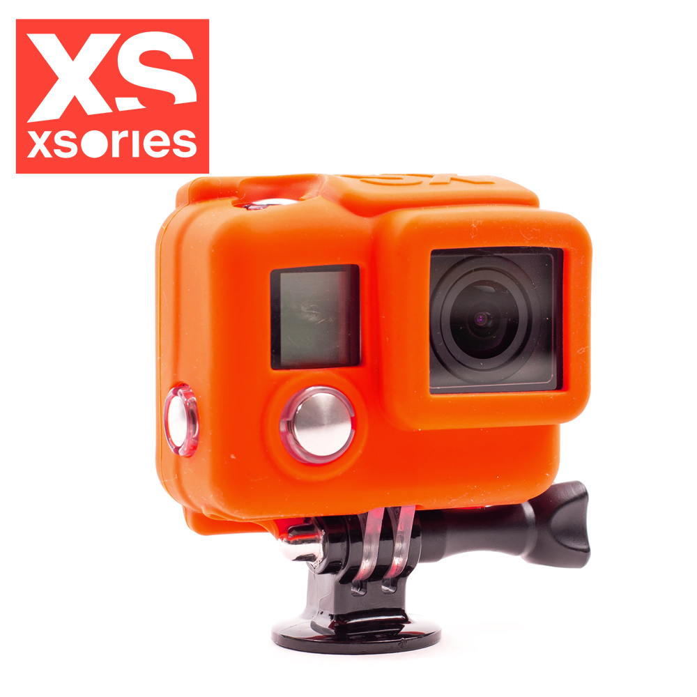 法國XSories SILICONE COVER GoPro Hero4矽膠保護套橘色