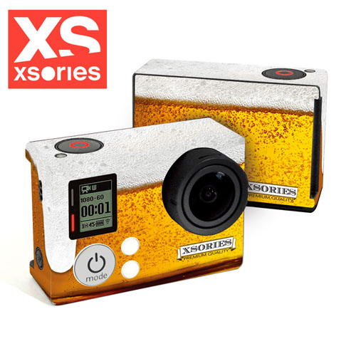 法國XSories XSKIN GoPro Hero4 機身保護貼啤酒時間