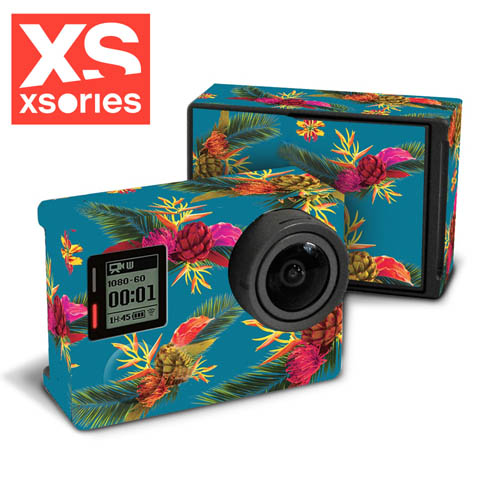 法國XSories XSKIN GoPro Hero4 機身保護貼熱帶花