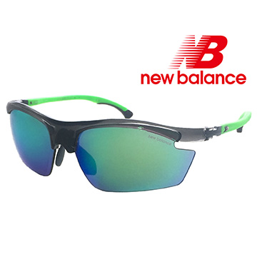 【New Balance】運動太陽眼鏡-水銀綠鏡面/鏡腳可調式(NB8050-C03P)