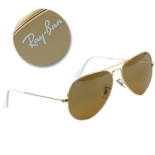 Ray-Ban 經典飛官太陽眼鏡#強化玻璃鏡片-大版 3025-001/3K-62