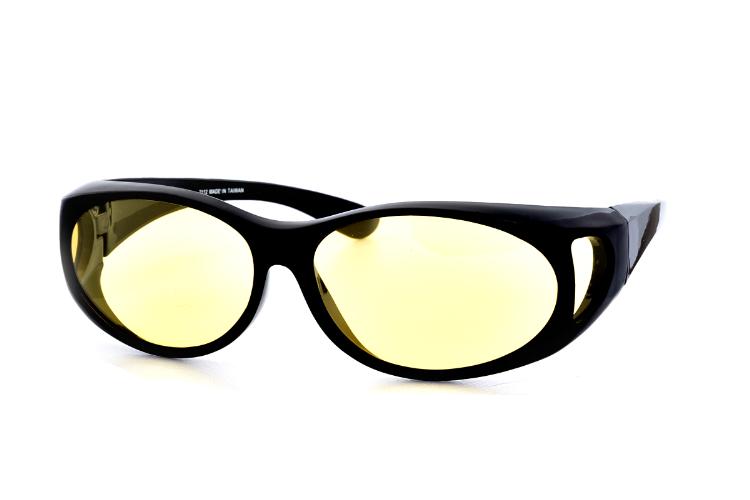 TX 偏光太陽眼鏡/套鏡 （眼鏡族可用） 2113亮黑