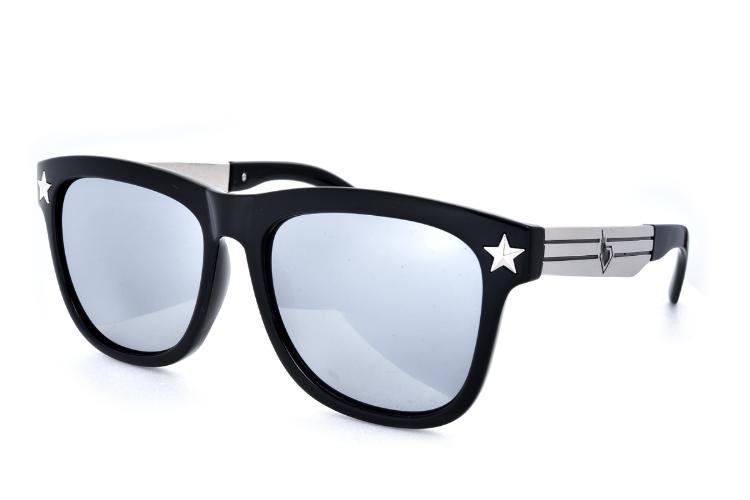 TX  嘻哈龐克  星點粗框 太陽眼鏡太陽眼鏡 2701銀片