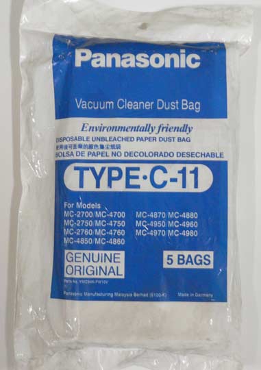Panasonic 國際牌吸塵器專用集塵袋  TYPE-C-11(2包/10入)