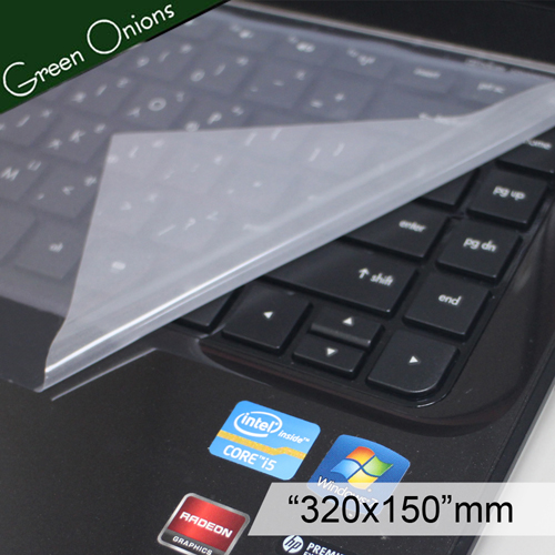 Green Onions 320X150mm通用筆電鍵盤矽膠保護膜(RT-KBU01)