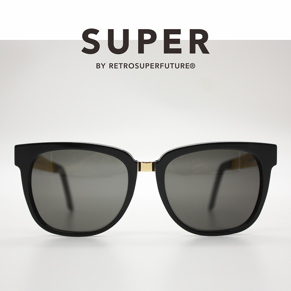 SUPER太陽眼鏡 - PEOPLE FRANCIS BLACK GOLD