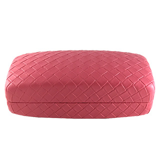 【Kelly C.】繽紛時尚-編織質感硬盒/眼鏡盒/收納盒/置物盒(粉紅色)