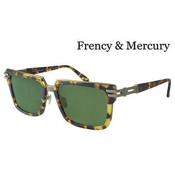 【Frency&Mercury 太陽眼鏡】Rich Back-ANG 年度奢華新款(玳瑁框/綠鏡面)