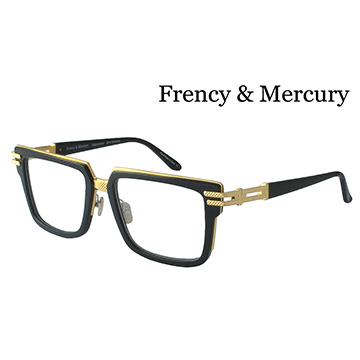 【Frency&Mercury 光學眼鏡】Rich Back-ABG 年度奢華新款(黑x金框)