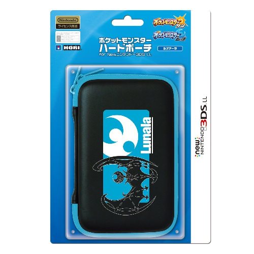 HORI NEW 3DSLL 精靈寶可夢 月亮 硬殼收納包(3DS-495)