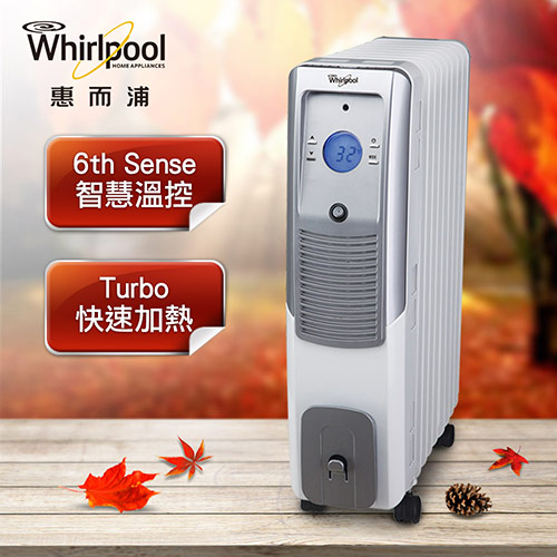 【福利品】Whirlpool惠而浦 11片葉片電子式電暖器 WORE11W