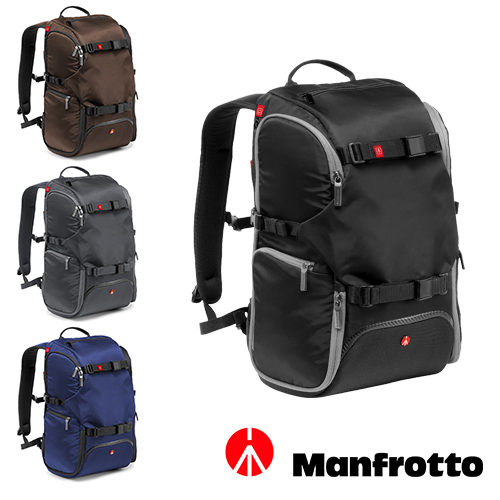 Manfrotto 曼富圖 TRAVEL BACKPACK 專業級旅行後背包灰