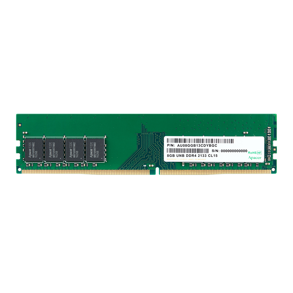 Apacer宇瞻科技 8GB DDR4 2133桌上型記憶體 (1024*8)