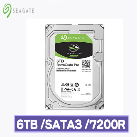 Seagate 希捷 BarraCuda Pro 6TB 3.5吋桌上型硬碟(ST6000DM004)