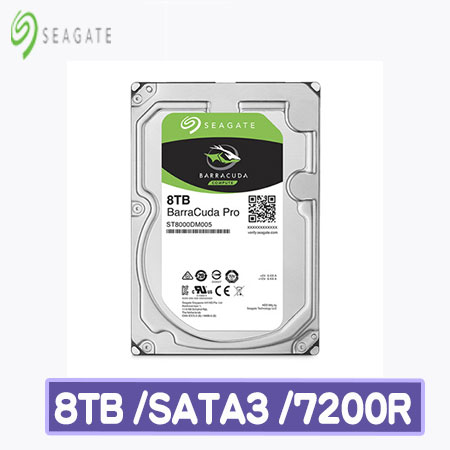 Seagate 希捷 BarraCuda Pro 8TB 3.5吋桌上型硬碟(ST8000DM005)