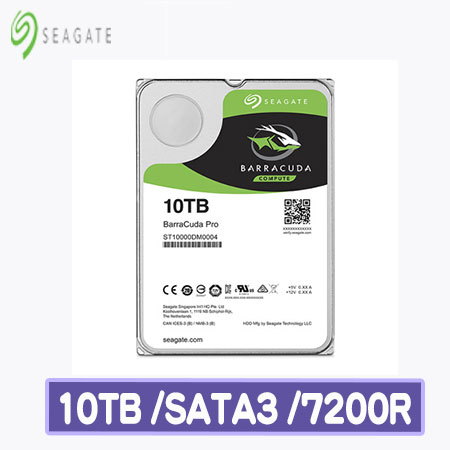 Seagate 希捷 BarraCuda Pro 10TB 3.5吋桌上型硬碟(ST10000DM0004)