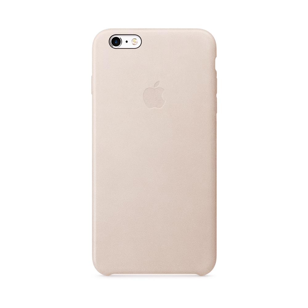 Apple 原廠 iPhone6 Plus / 6S Plus case 適用 皮革保護套(玫瑰灰-盒裝)單色