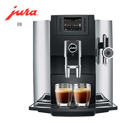 Jura 家用系列 E8全自動咖啡機銀色
