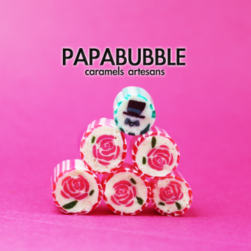 Papabubble-西班牙手工糖(玫瑰和紳士帽，袋裝，60g) (六包含運組)