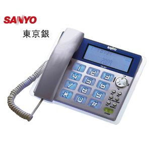 三洋SANYO-來電顯示有線電話TEL-981東京銀